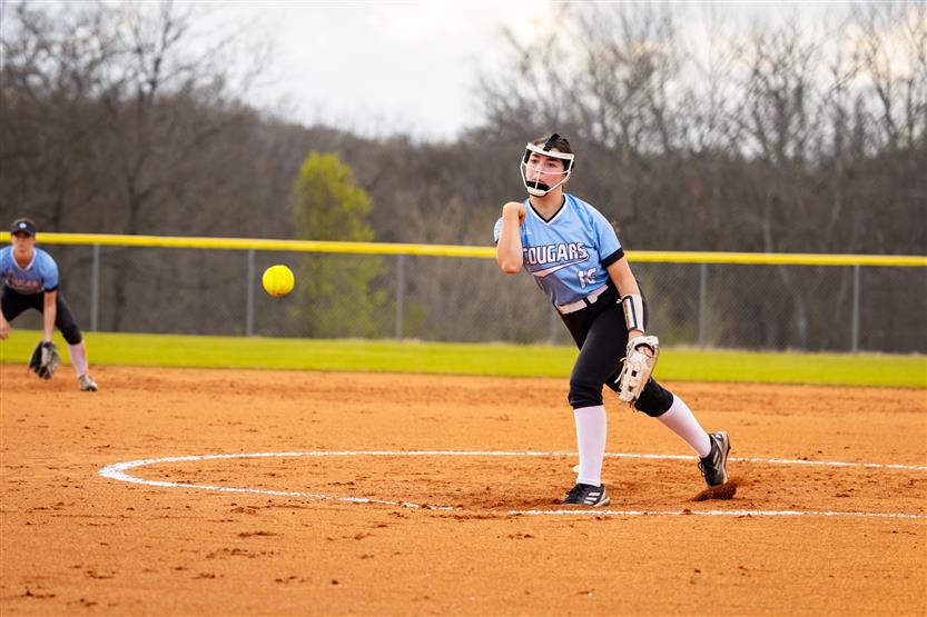 Centennial and Independence High schools play softball